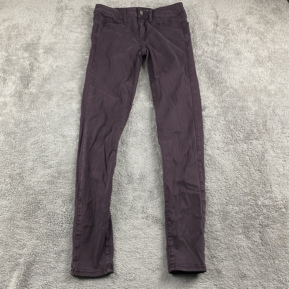 American Eagle Jeans Womens 2 Regular Purple Jegging